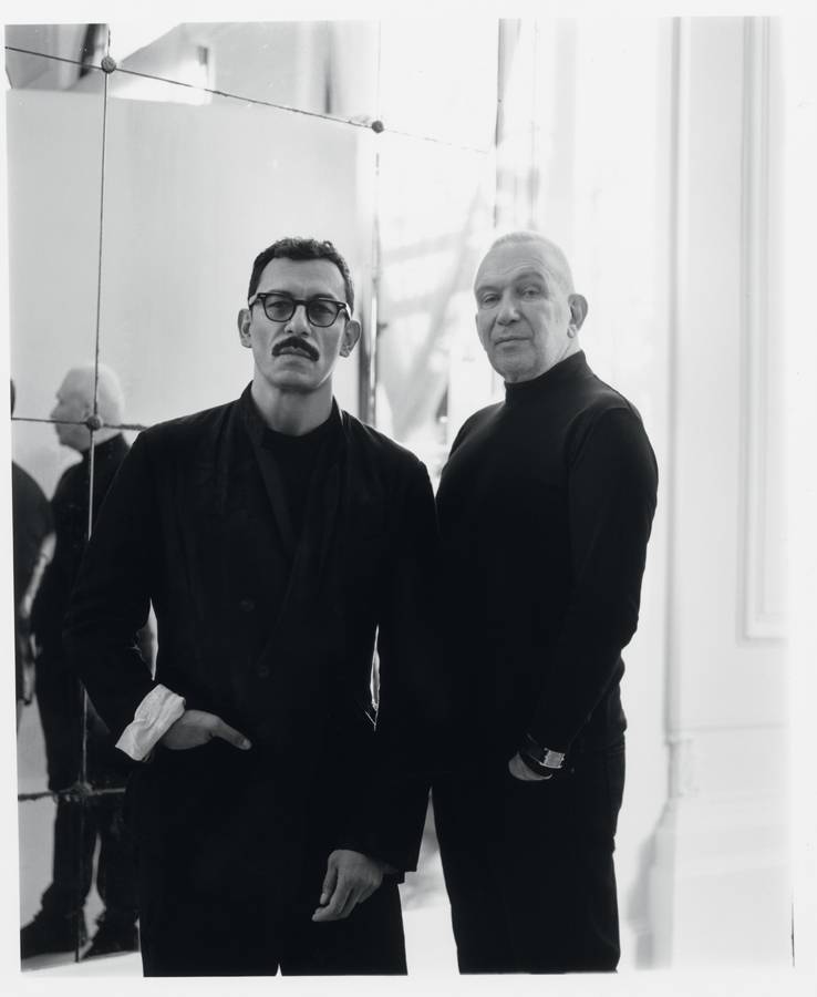 Haider Ackermann et Jean Paul Gaultier photographiés par Thomas Cristiani.