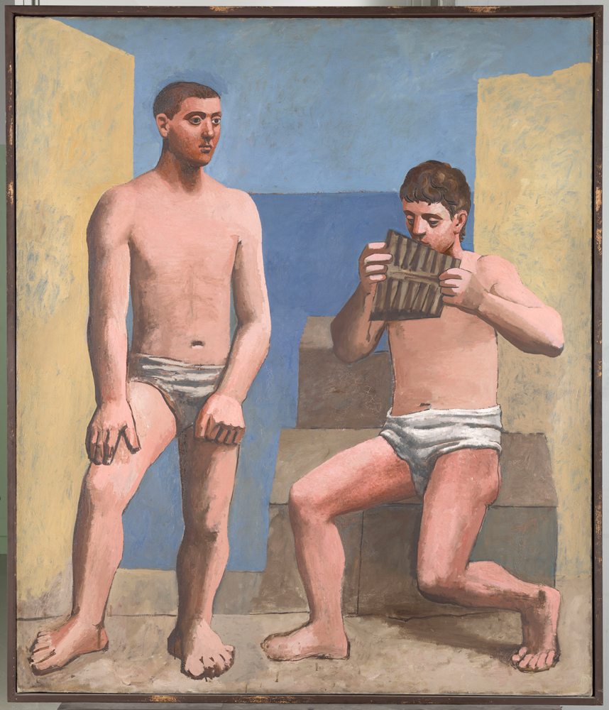 Pablo Picasso, “La Flûte de Pan” (automne 1923). Huile sur toile, 205x174cm Musée national Picasso-Paris, Dation Pablo Picasso, 1979. 