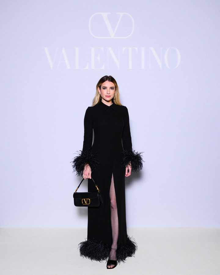 Emma Roberts at the Valentino Fall-Winter 2023-2024 show