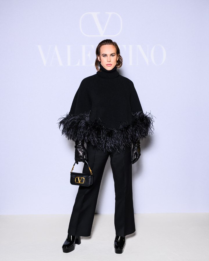 Tommy Dorfman at the Valentino Fall-Winter 2023-2024 show