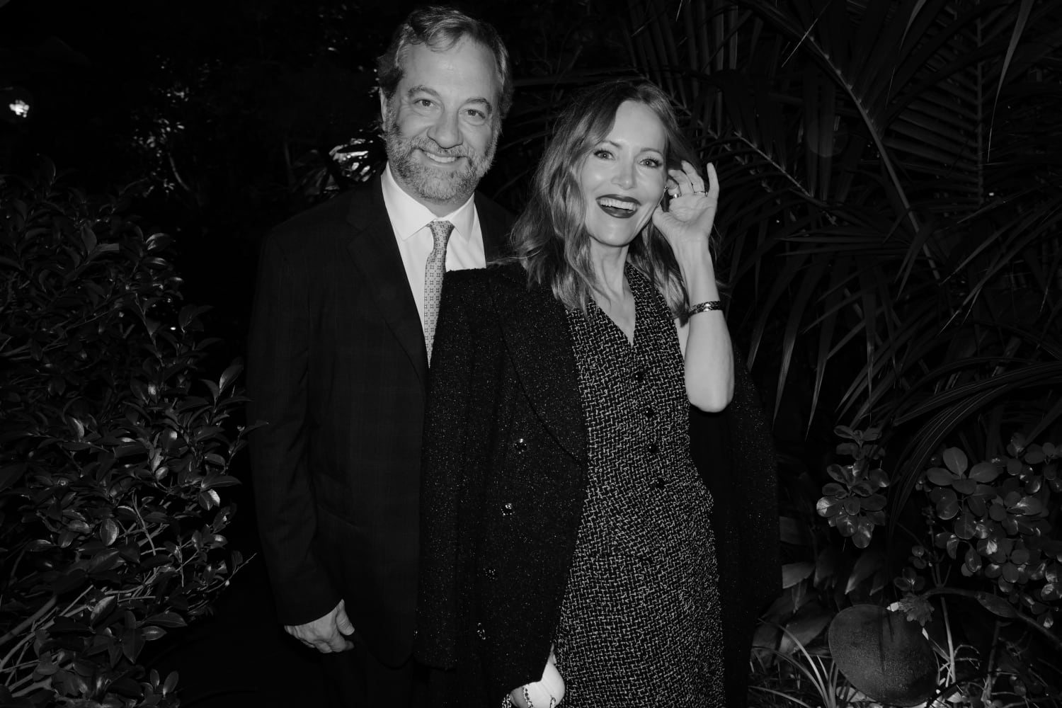 Judd Apatow et Leslie Mann au dîner pré-Oscars Chanel et Charles Finch 