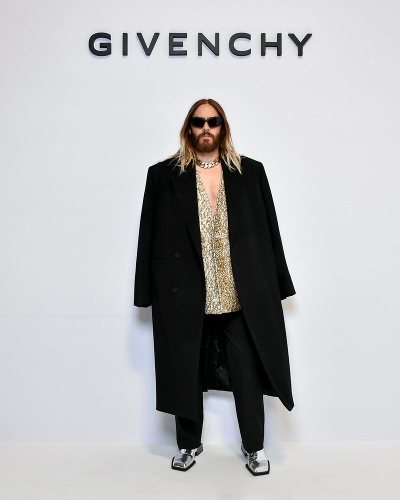 Jared Leto au défilé Givenchy automne-hiver 2023-2024