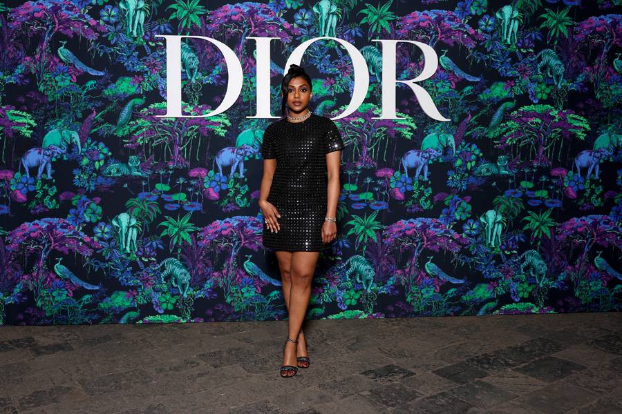 Charithra Chandran au défilé Dior Fall 2023 à Mumbai