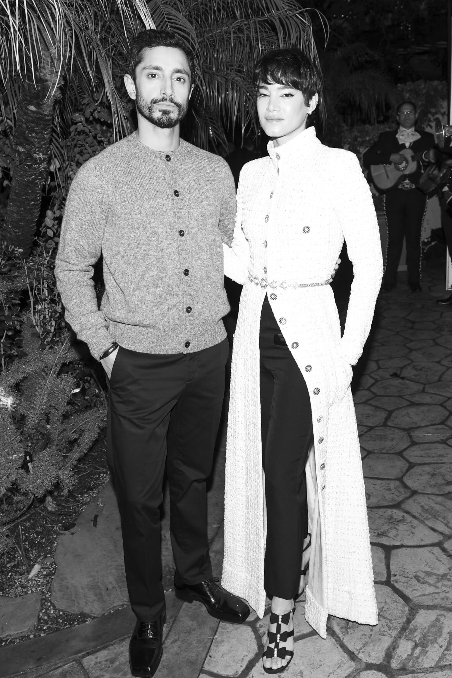 Riz Ahmed et Sofia Boutella au dîner pré-Oscars Chanel et Charles Finch 