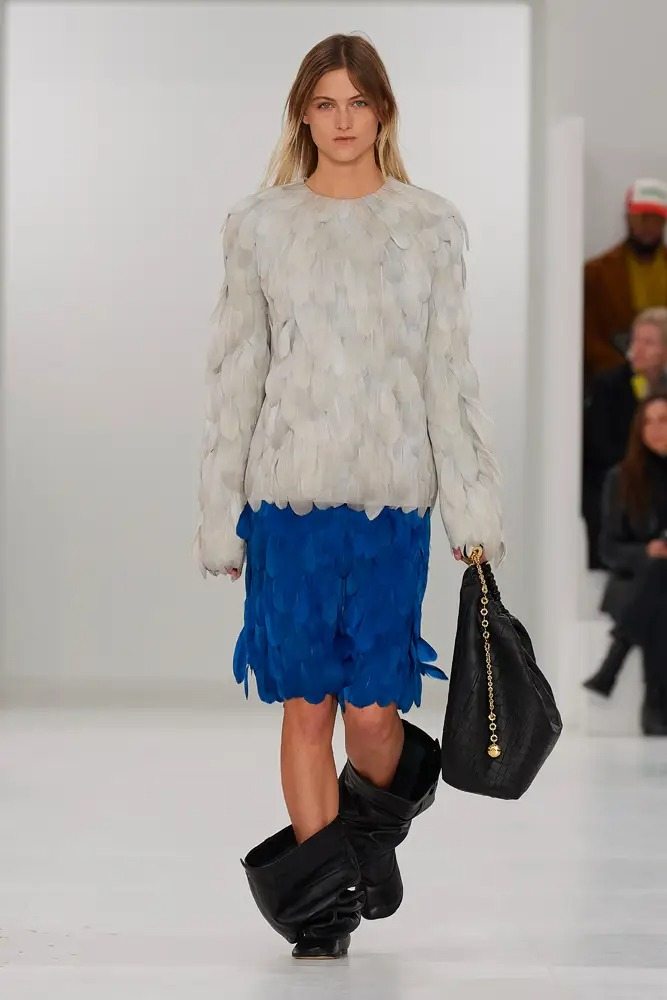 Feathers at Loewe Fall/Winter 2023-2024