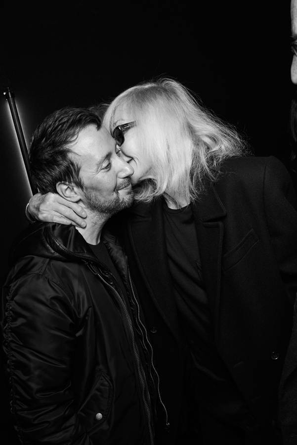 Anthony Vaccarrello & Betty at the Saint Laurent Fall-Winter 2023-2024 show
