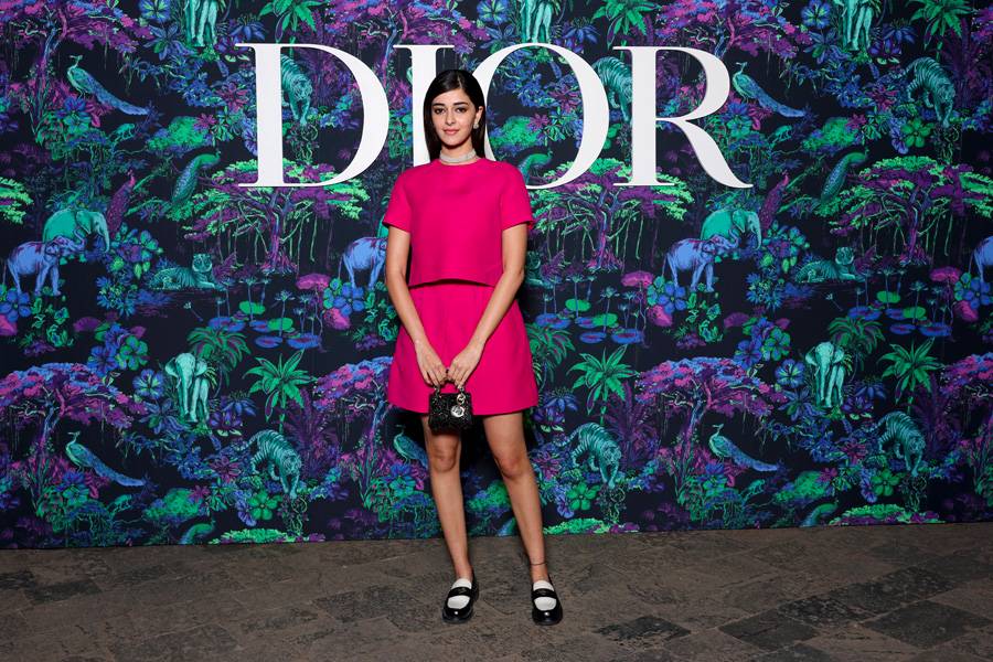 Ananya Panday au défilé Dior Fall 2023 à Mumbai
