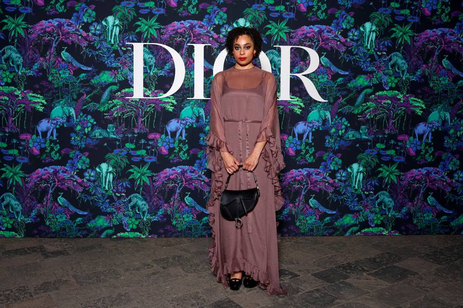 Celeste au défilé Dior Fall 2023 à Mumbai