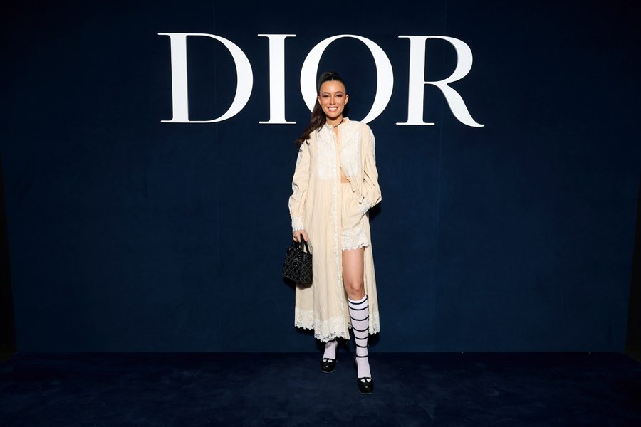 Christian Serratos at the Dior Fall-Winter 2023-2024 show