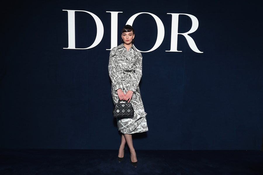Deva Cassel au défilé Dior automne-hiver 2023-2024