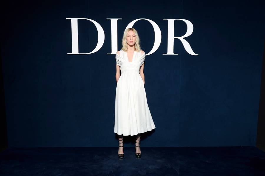 Ella Richards at the Dior Fall-Winter 2023-2024 show