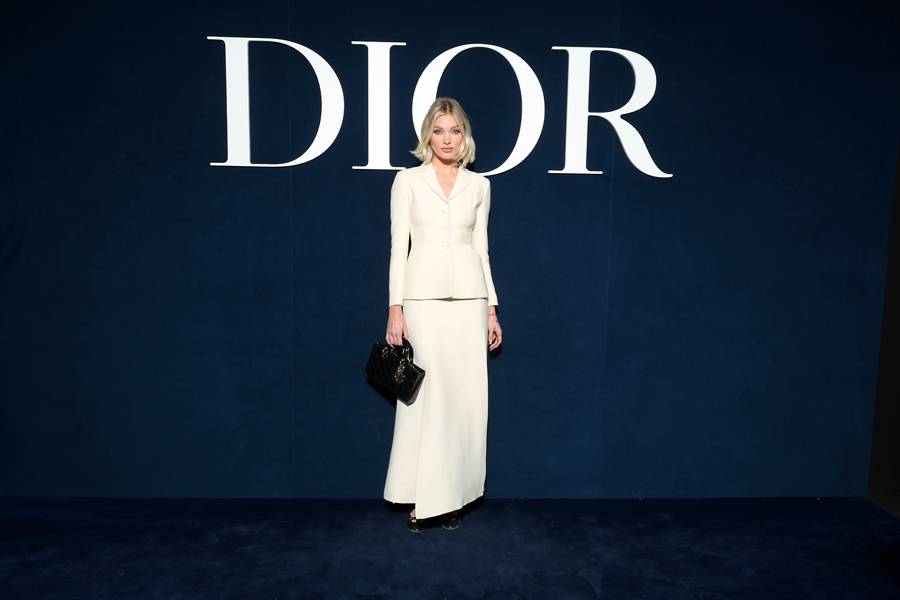 Elsa Hosk au défilé Dior automne-hiver 2023-2024