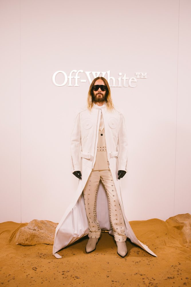 Jared Leto au défilé Off White automne-hiver 2023 © Cris Fragkou 