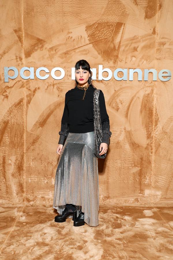 Maria Bernad at the Paco Rabanne Fall-Winter 2023-2024 show