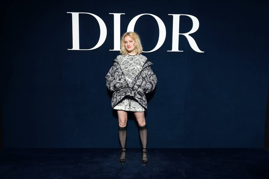 Nadia Tereszkiewcz au défilé Dior automne-hiver 2023-2024