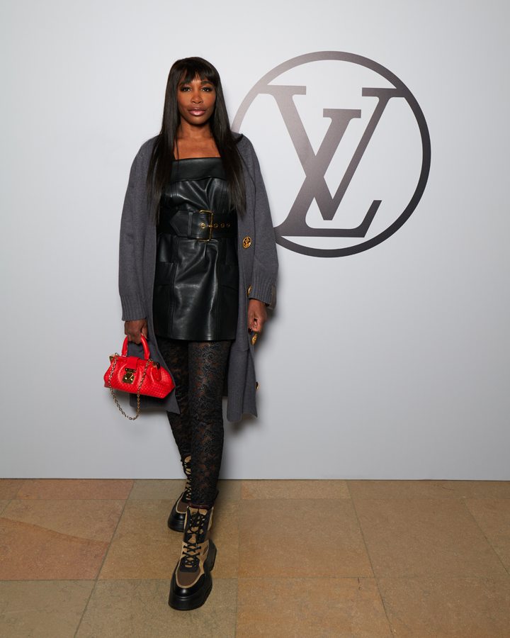 Venus Williams au défilé Louis Vuitton automne-hiver 2023-2024