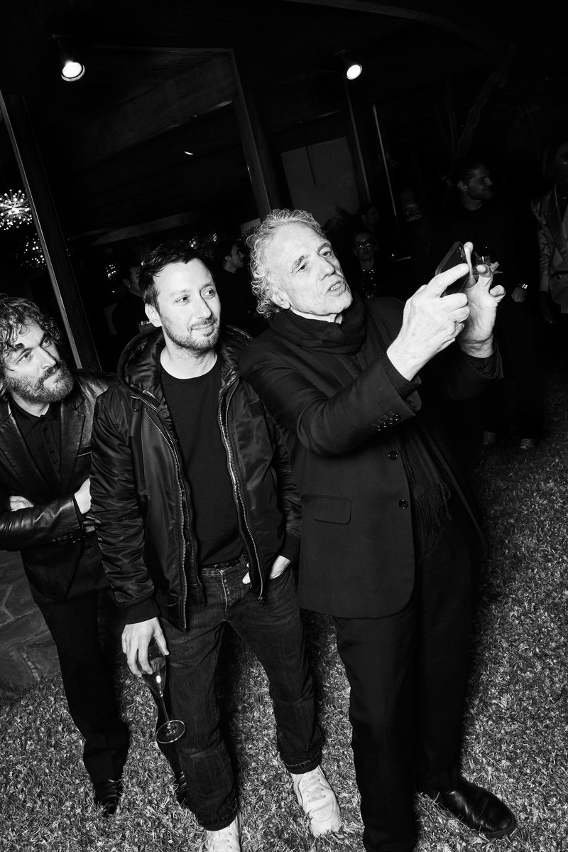 Vincent Gallo, Anthony Vaccarello & Abel Ferrara au dîner pré-Oscars Saint Laurent à Los Angeles