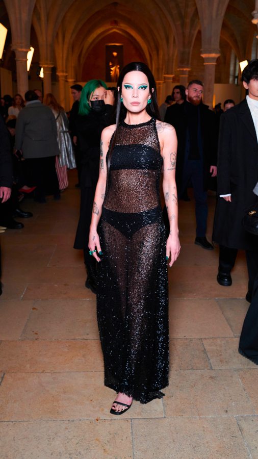 Halsey at the Lanvin Fall-Winter 2023-2024 show