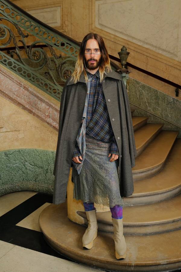 Jared Leto at the Vivienne Westwood by Andreas Kronthaler Fall-Winter 2023-2024 show