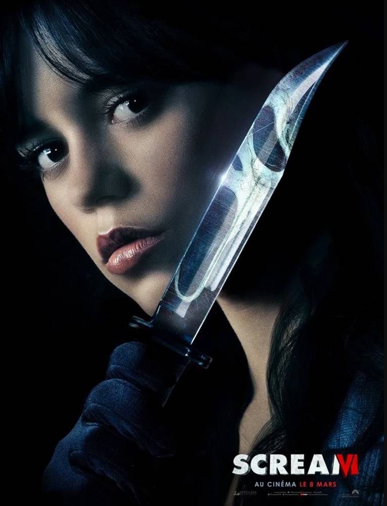 The poster of Scream 6 with Jenna Ortega © Paramount Pictures