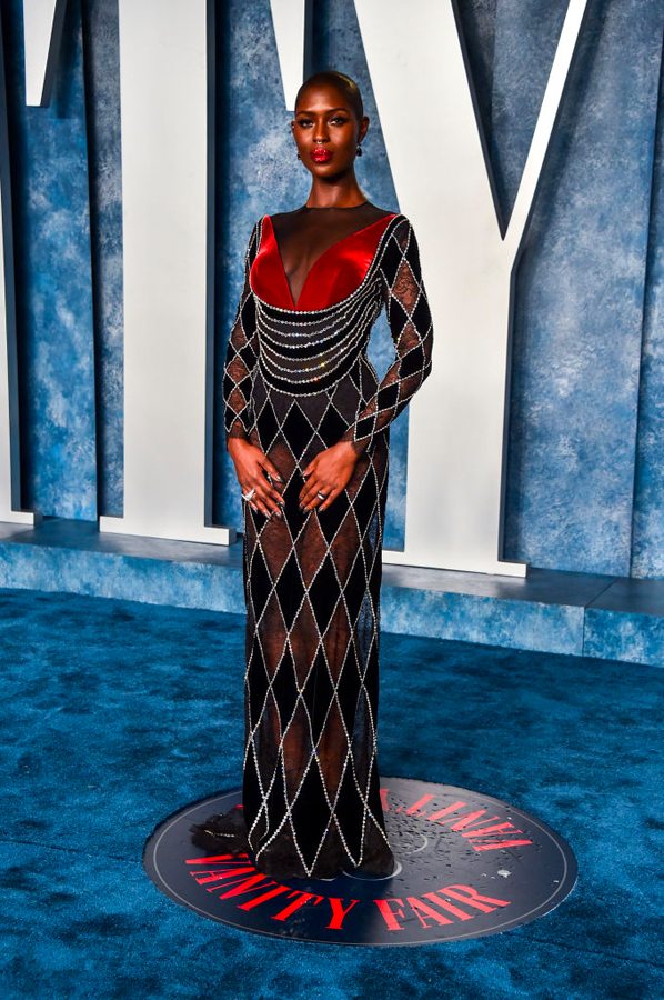 Jodie Turner-Smith en Gucci à l'after party Vanity Fair des Oscars 2023. Photo by Alberto Rodriguez/Variety via Getty Images