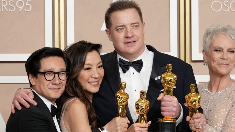 Oscars 2023, Everything Everywhere All at Once, Michelle Yeoh, Brendan Fraser, Jamie Lee Curtis, Palmarès
