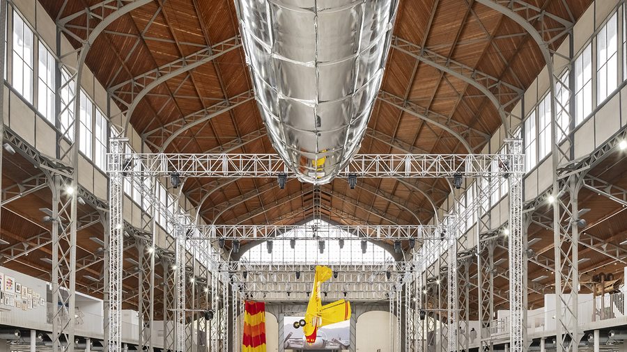 Hangar Y, Meudon, Fondation Art Explora, dirigeable