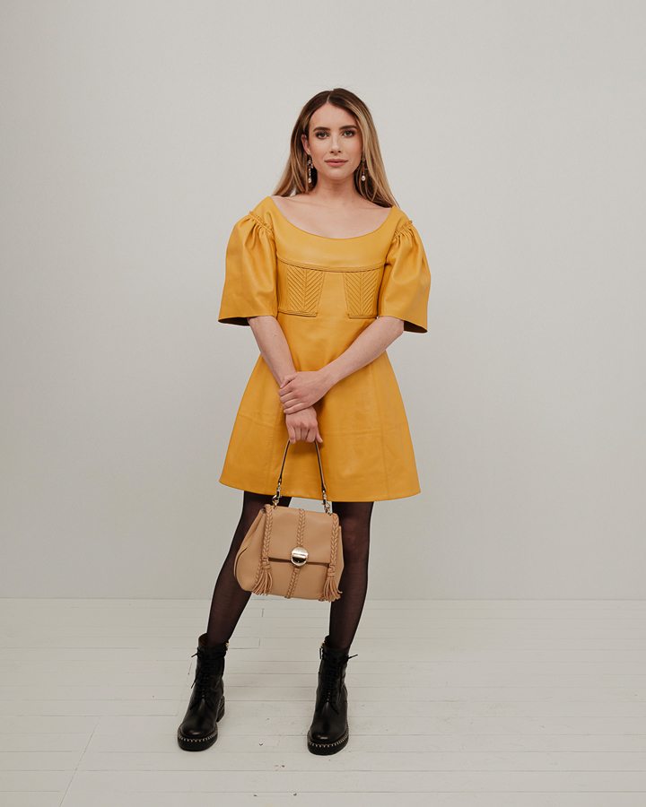 Emma Roberts at the Chloé Fall-Winter 2023-2024 show 