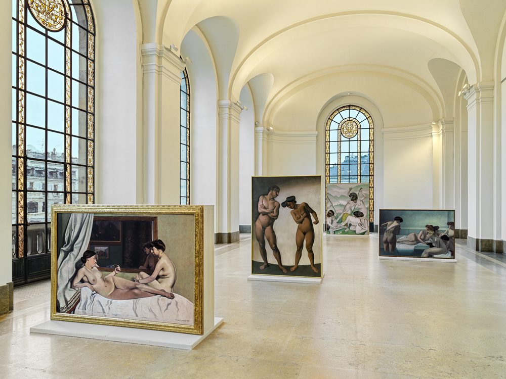 Vue de l'exposition d'Ugo Rondinone au musée d'Art et d'Histoire de Genève, 2023.