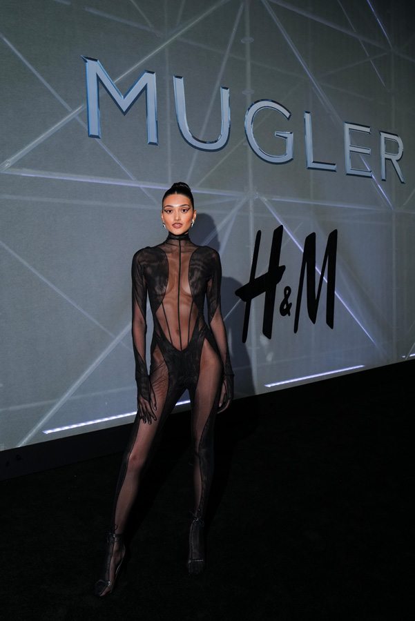 Neelam Gill à la soirée Mugler H&M à New York.