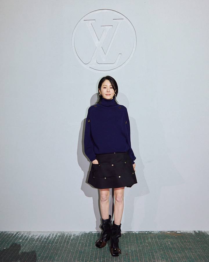 Hyunjung au défilé Louis Vuitton Pre-Fall 2023 à Séoul
