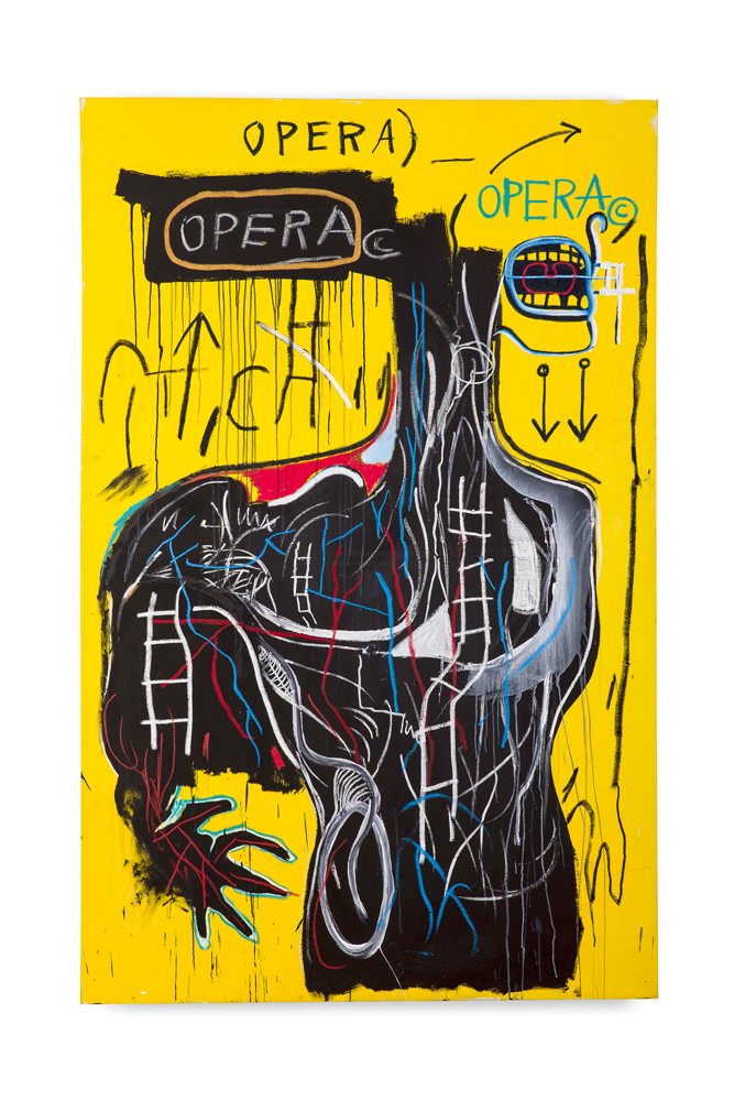 Jean-Michel Basquiat, Anybody Speaking Words, 1982, Private collection © Estate of Jean-Michel Basquiat. Licensed by Artestar, New York. Photo Fotoearte