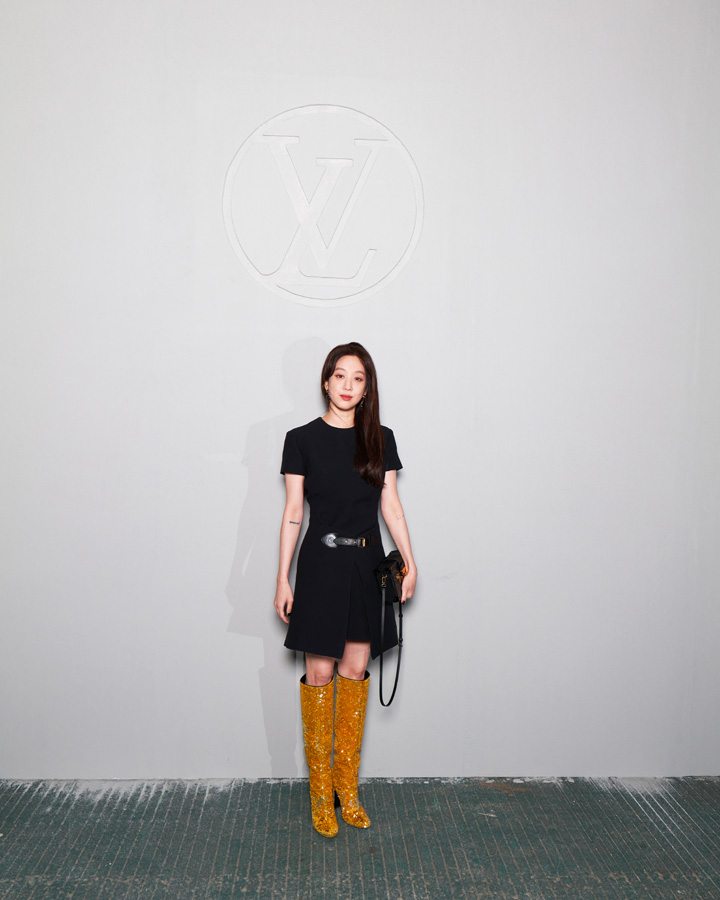 Ryeowon au défilé Louis Vuitton Pre-Fall 2023 à Séoul