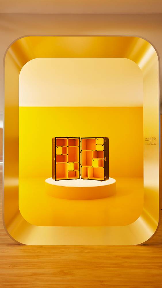 L'installation de Marc Newson pour Louis Vuitton à Milan.