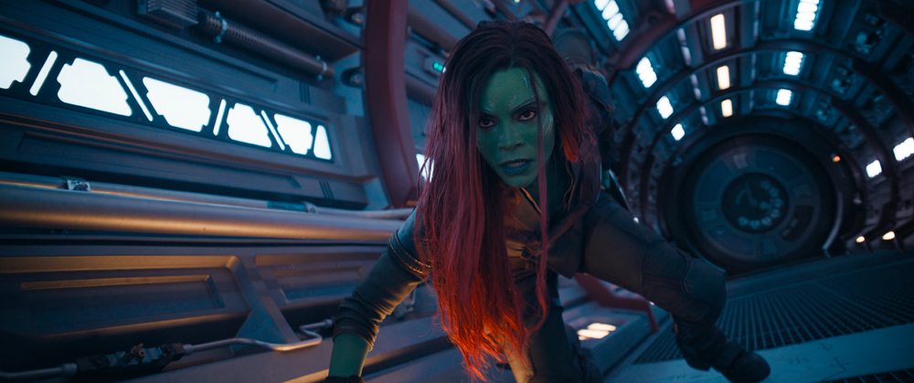 Zoe Saldana in Guardians of the Galaxy Volume 3 © Marvel Studios