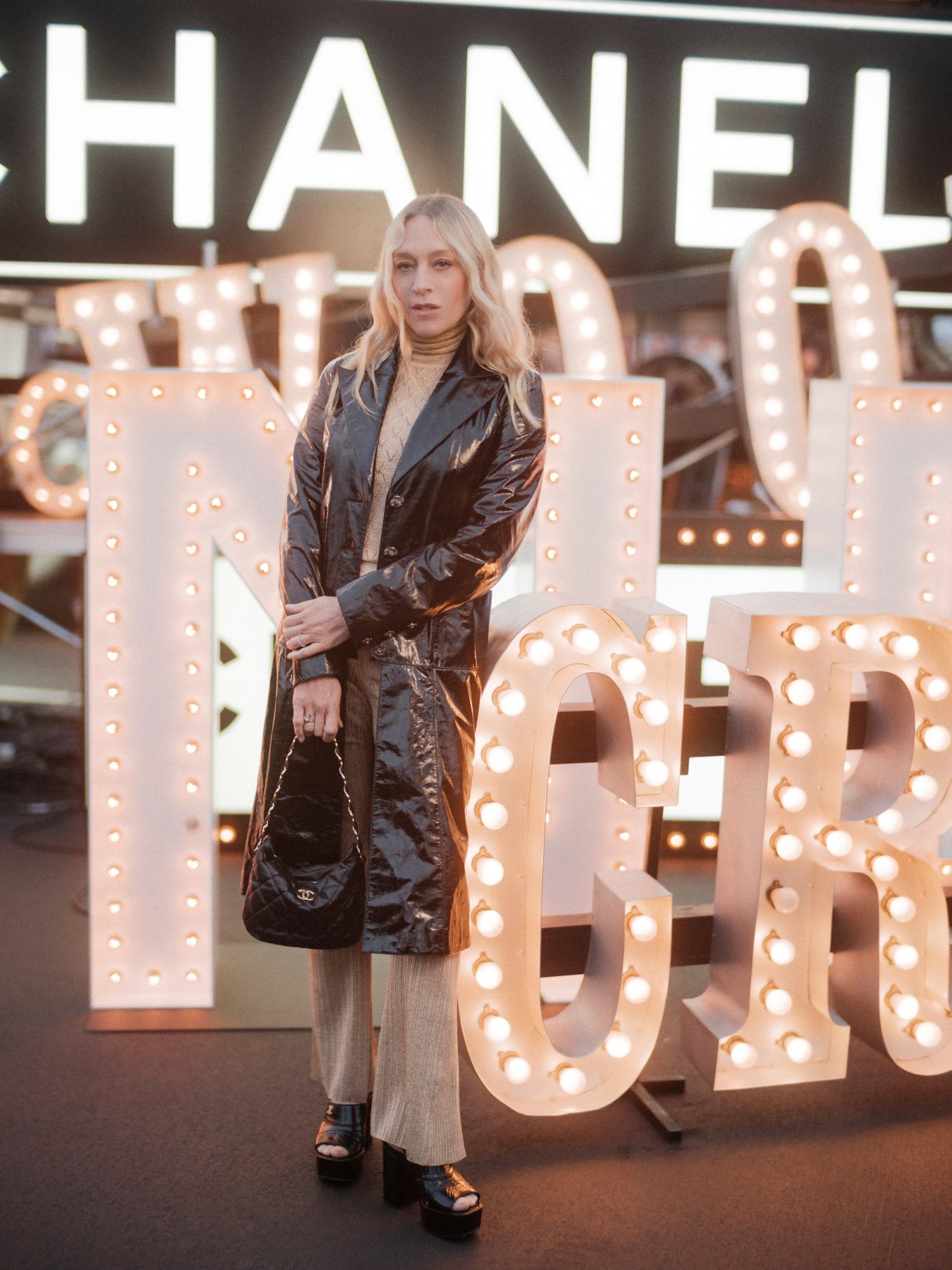 Chloë Sevigny au défilé Chanel croisière 2023-2024 à Los Angeles
