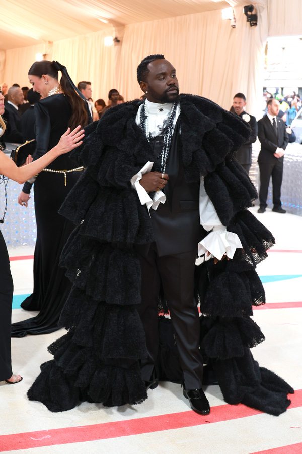 Brian Tyree Henry in a Karl Lagerfeld suit