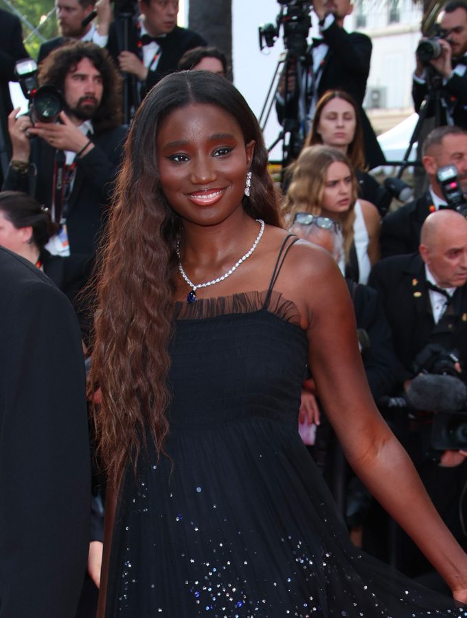 Karidja Touré en Chopard à la cérémonie de clôture du 76e Festival de Cannes
