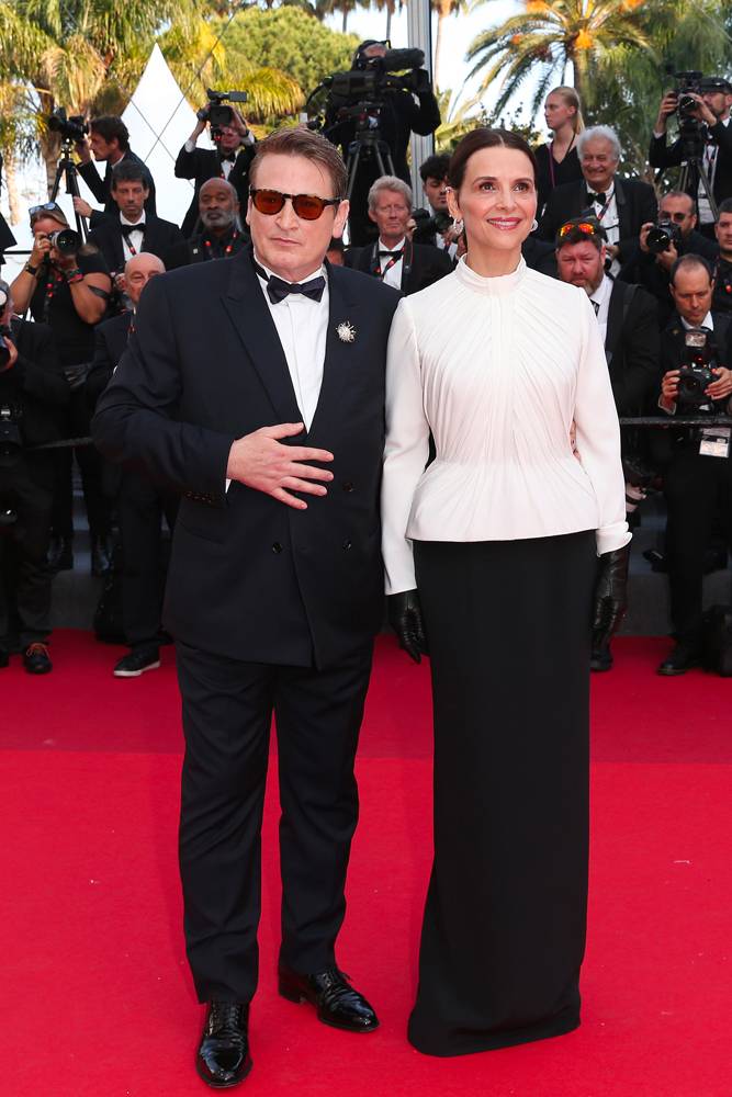 Benoît Magimel et Juliette Binoche en Dior au Festival de Cannes 2023 © Dior