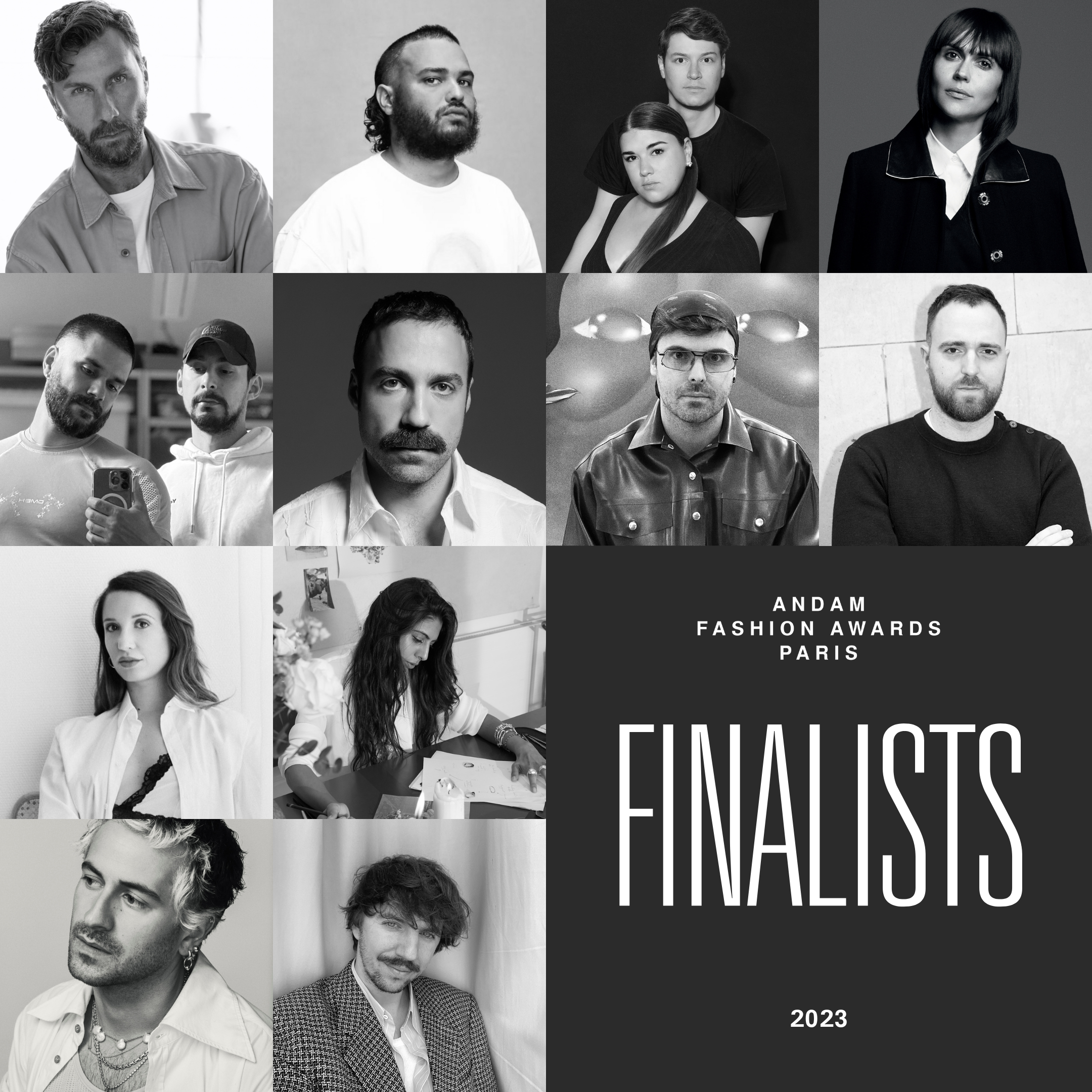Andam 2023 : Qui sont les 12 créateurs finalistes ?