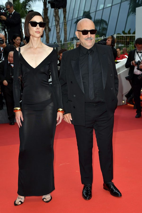 Raquel Nave et Gaspar Noé au Saint Laurent au Festival de Cannes 2023