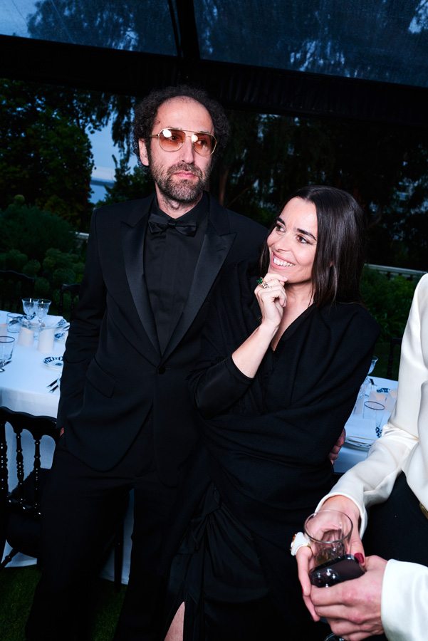 Thomas Bangalter et Elodie Bouchez au dîner Saint Laurent au Festival de Cannes 2023