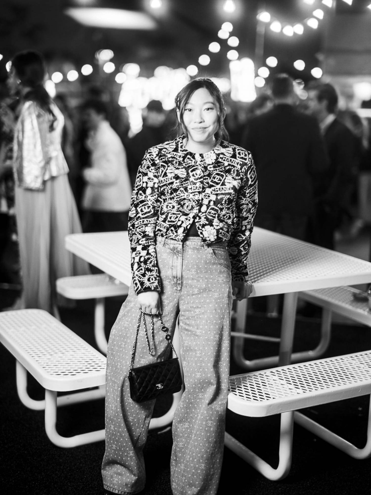 Awkafina au défilé Chanel croisière 2023-2024 à Los Angeles
