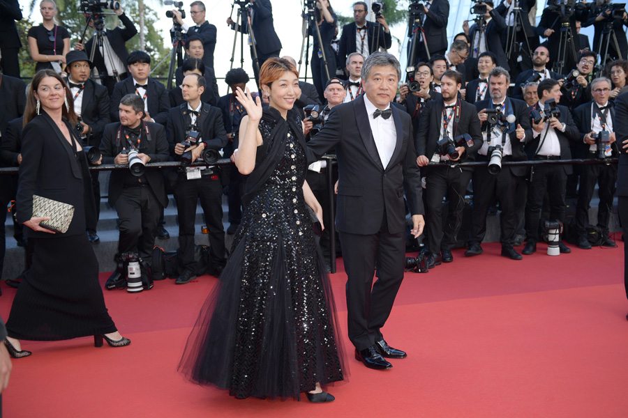 Sakura Ando en Chanel à la cérémonie de clôture du 76e Festival de Cannes