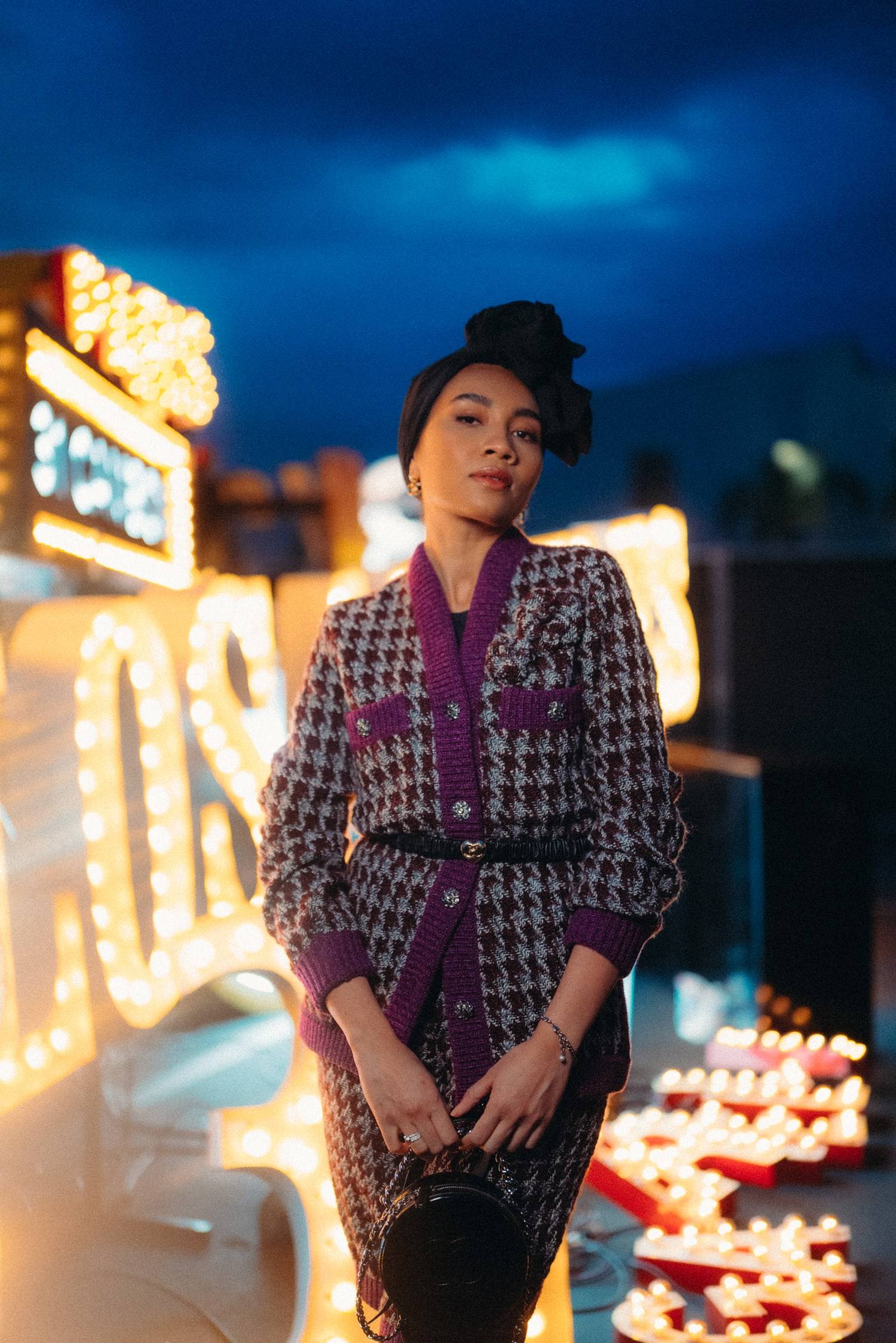 Yuna au défilé Chanel croisière 2023-2024 à Los Angeles