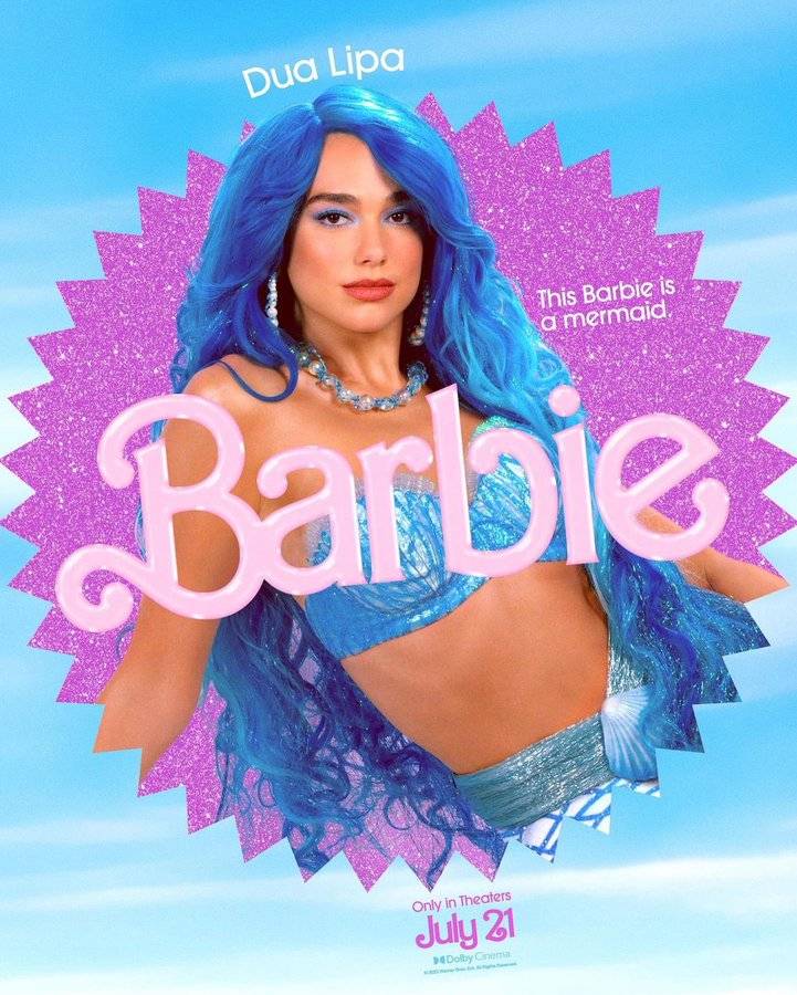 Dua Lipa in Barbie (2023) © Warner Bros.  Entertainment Inc. 