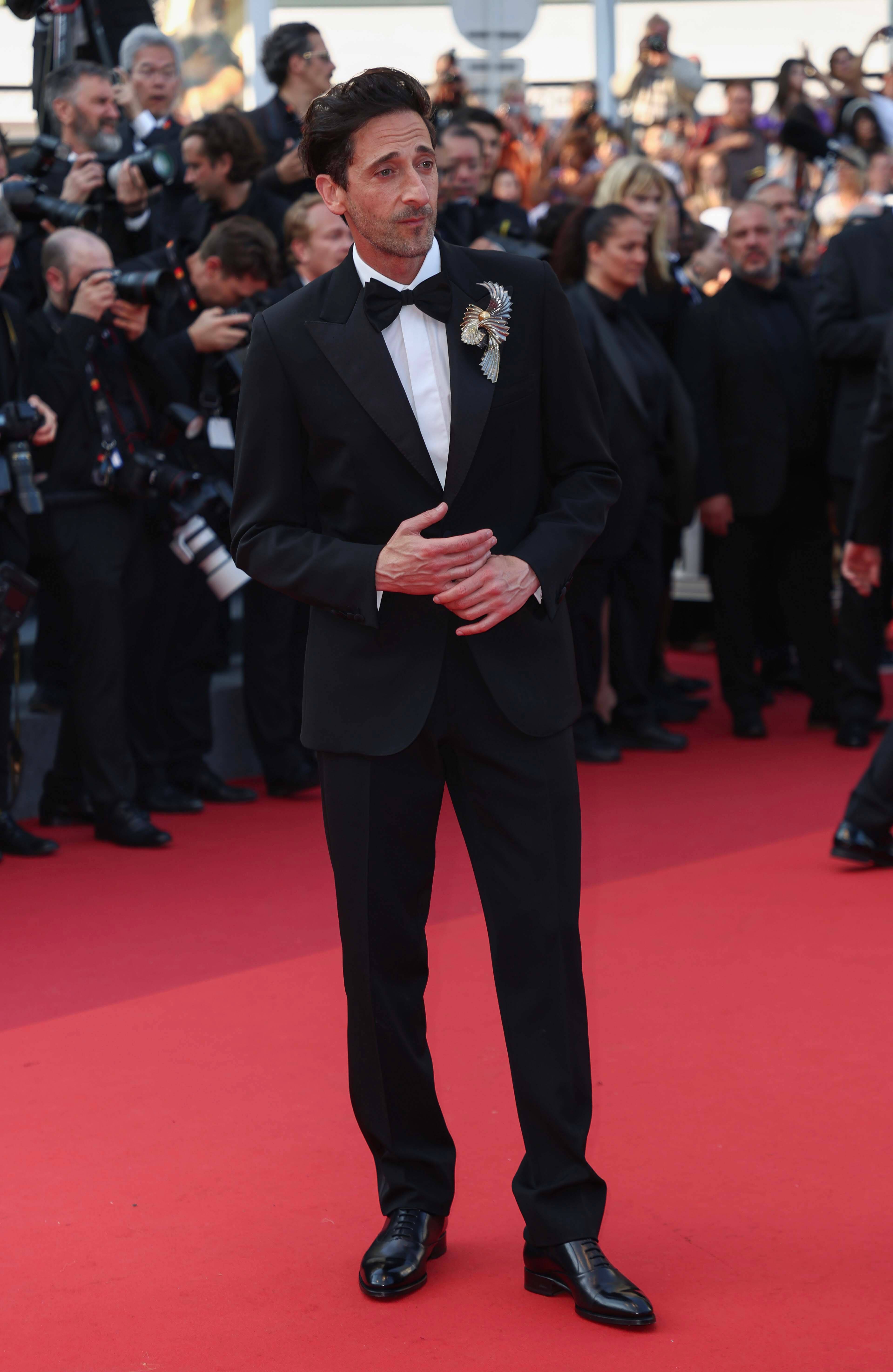Adrien Brody au Festival de Cannes 2023 © Photo by Mike Marsland/WireImage