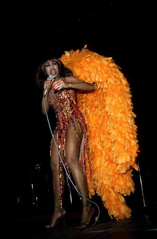 Tina Turner en concert dans les années 70, Photo par Gai Terrell/Redferns © Getty Images