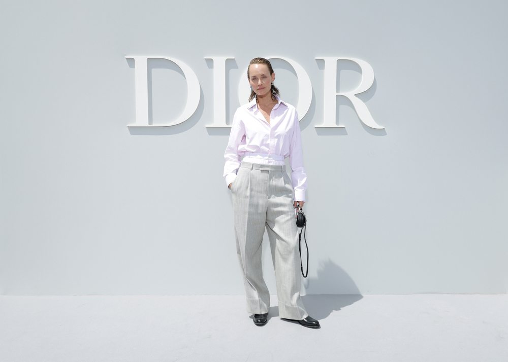Amber Valletta au défilé Dior homme printemps-été 2024