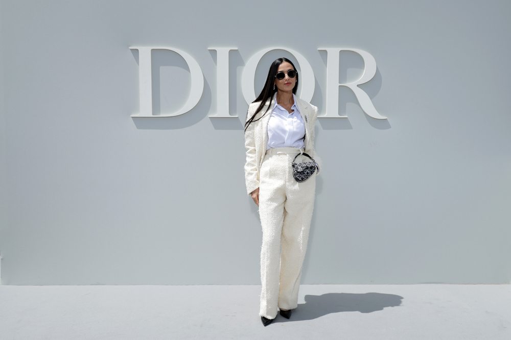 Demi Moore au défilé Dior homme printemps-été 2024